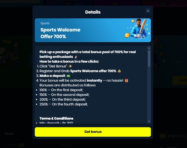 How the 700% Sports Bonus Works How the 700% Sports Bonus Works