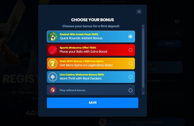 Pick which bonus you want Pick which bonus you want