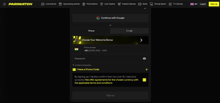 Sign up with your phone number Sign up with your phone number