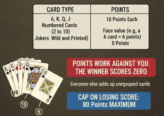 13 Card Points System in Rummy