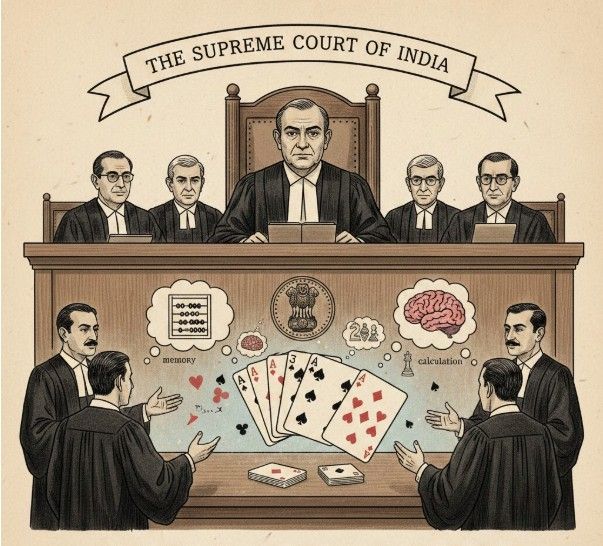 Supreme Court of India first used this test on Rummy