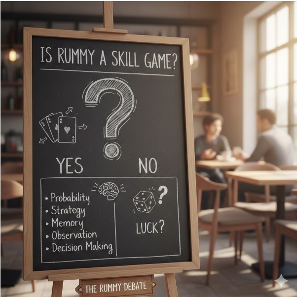 Rummy is a skill game